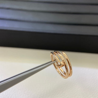 [Dawnora Jewelry]SMOOTH THREE-BAND NAIL RING