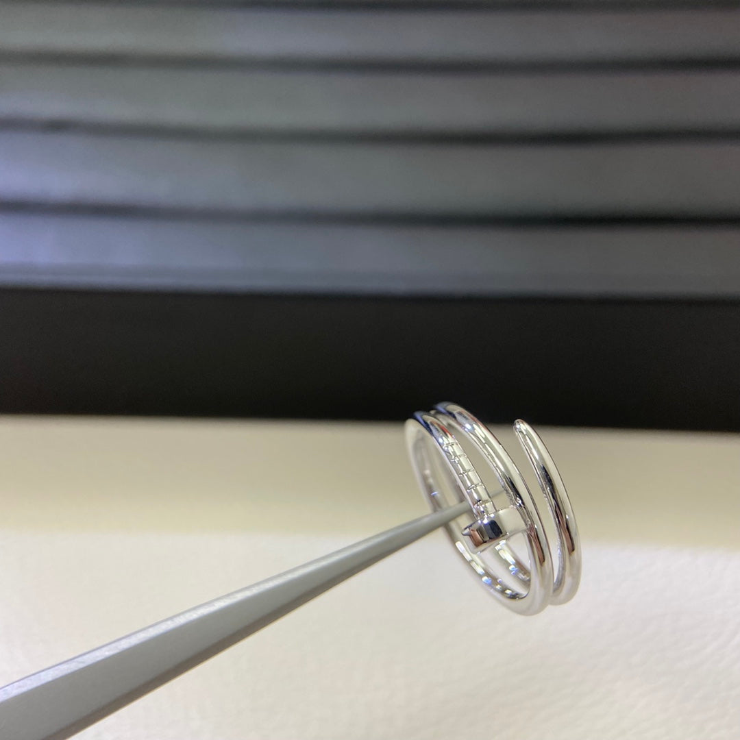 [Dawnora Jewelry]SMOOTH THREE-BAND NAIL RING