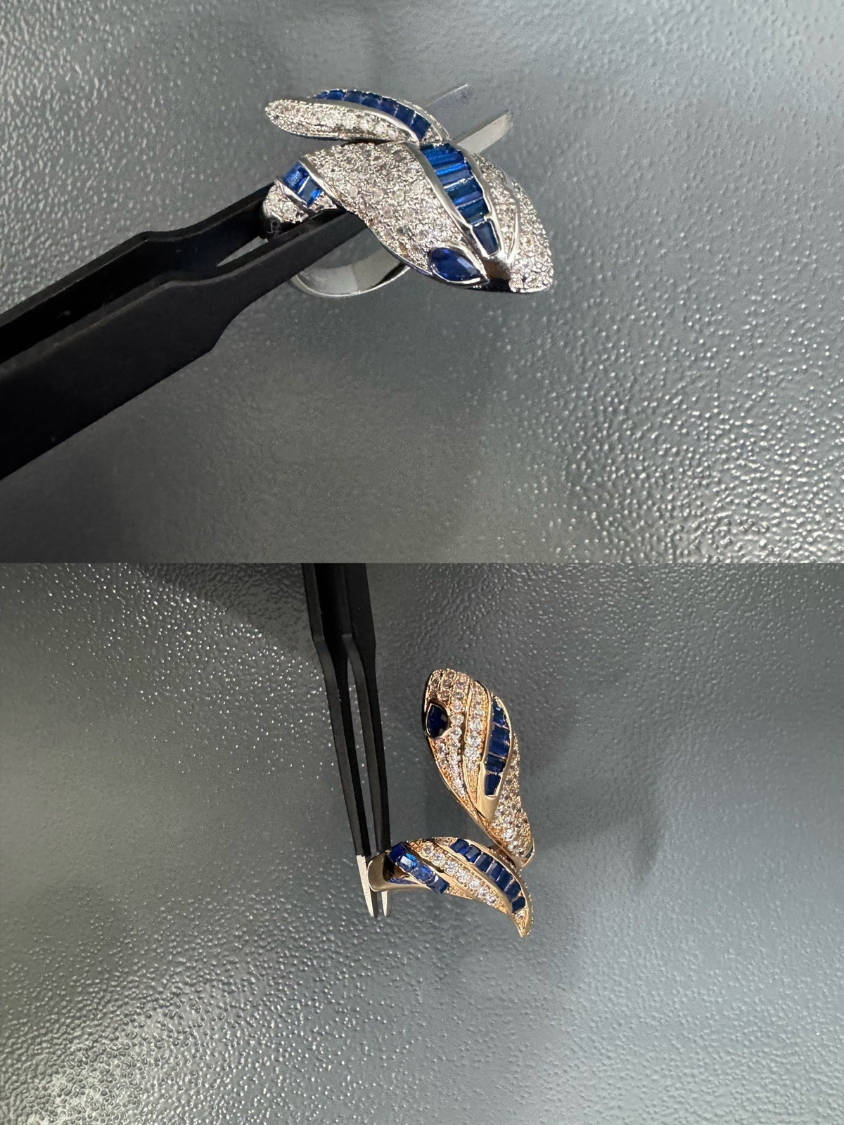 [Dawnora Jewelry]BRAND NEW LUXURY BLUE SNAKE RING