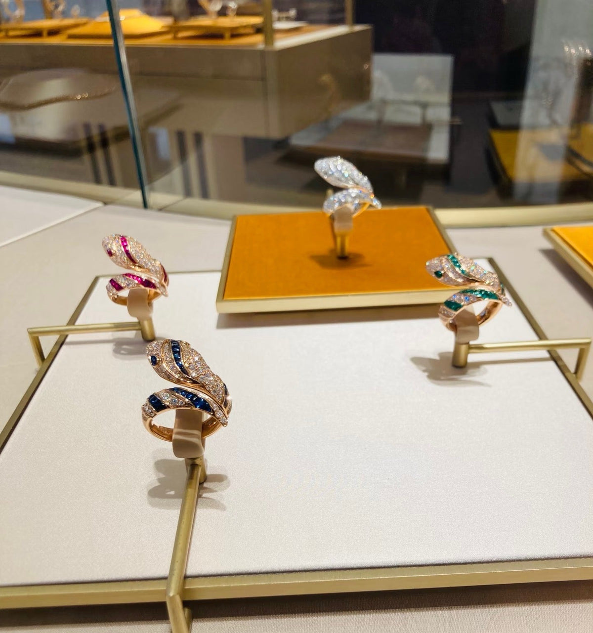 [Dawnora Jewelry]BRAND NEW LUXURY GREEN SNAKE RING