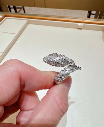 [Dawnora Jewelry]BRAND NEW LUXURY SILVER SNAKE RING