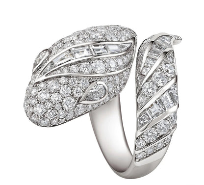 [Dawnora Jewelry]BRAND NEW LUXURY SILVER SNAKE RING