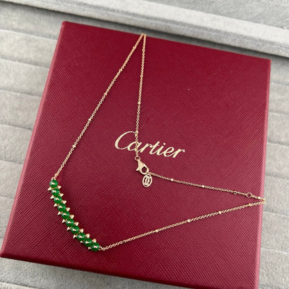 [Dawnora Jewelry]NEW STUD COLORED GEM PENDANT NECKLACE