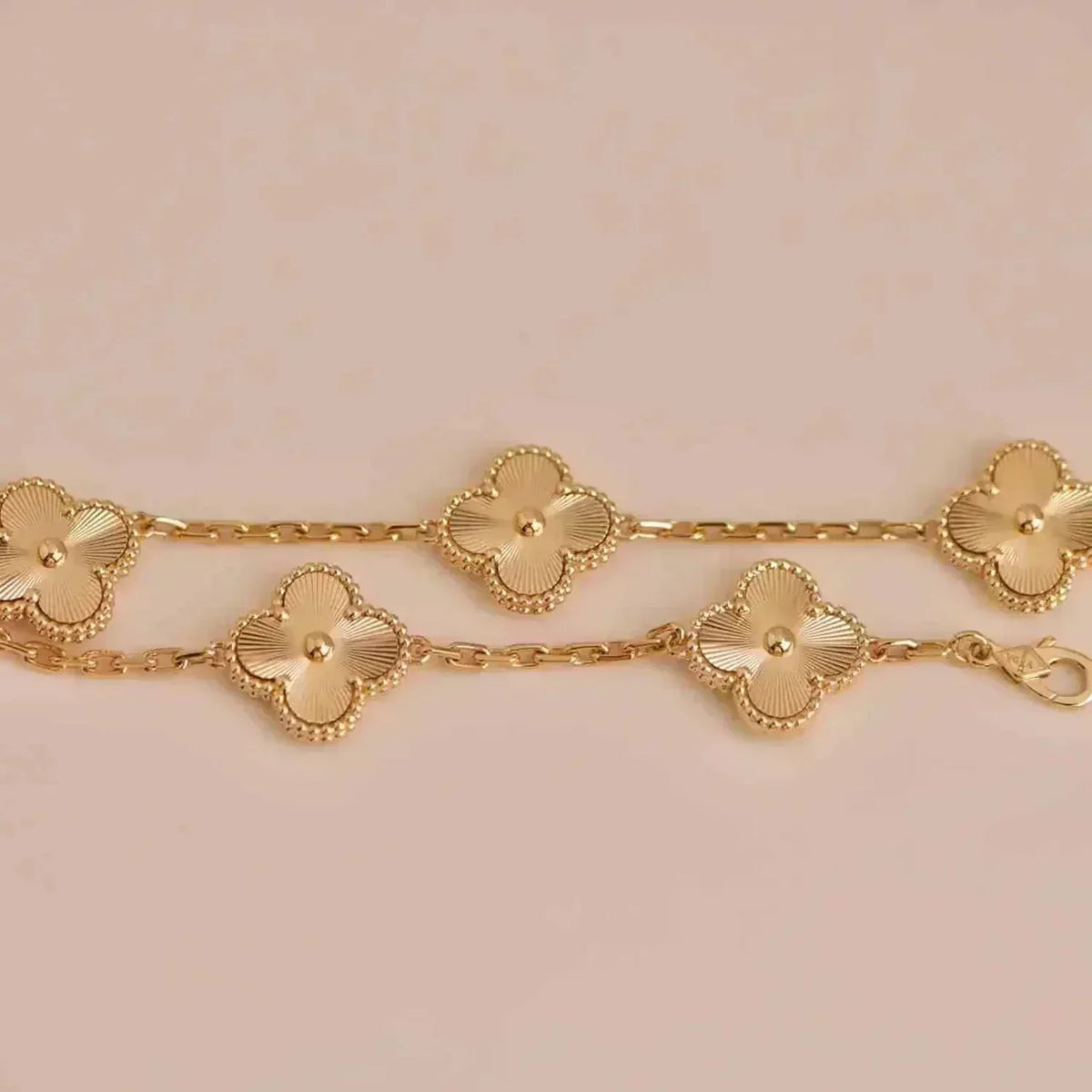 [Dawnora Jewelry] CLOVER 5 MOTIF LASER BRACELET COLLECTION