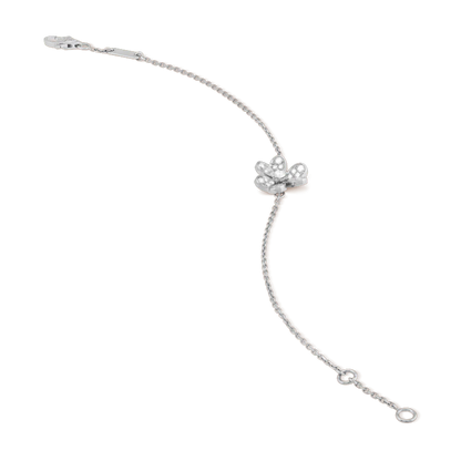 [Dawnora Jewelry]FRIVOLE SILVER FLOWER DIAMOND BRACELET