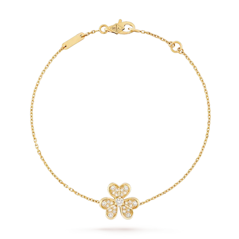 [Dawnora Jewelry]FRIVOLE GOLD FLOWER DIAMOND BRACELET