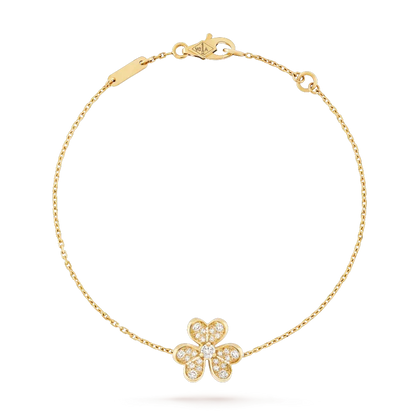 [Dawnora Jewelry]FRIVOLE GOLD FLOWER DIAMOND BRACELET