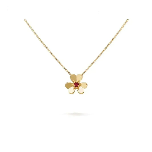 [Dawnora Jewelry]FRIVOLE GOLD FLOWER NECKLACE