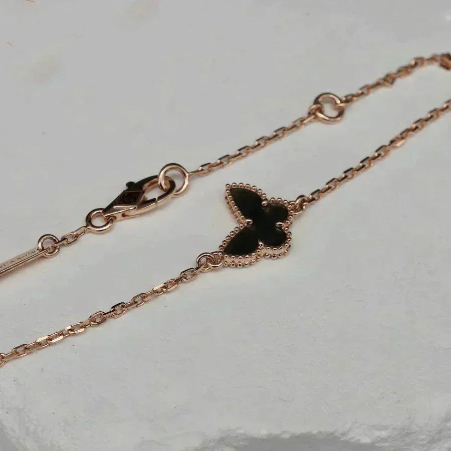 [Dawnora Jewelry]BUTTERFLY ONYX  BUTTERFLY BRACELET