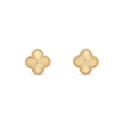 [Dawnora Jewelry]CLOVER MEDIUM 1 MOTIFS LASER EARRINGS
